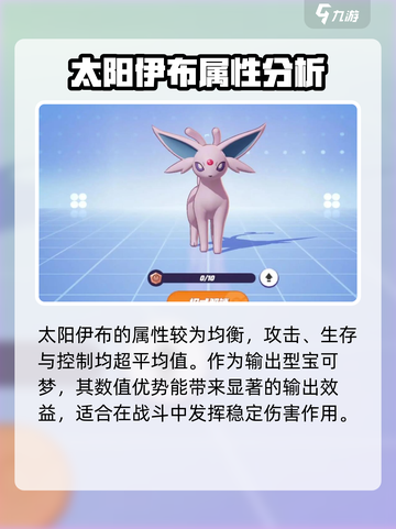 宝可梦大集结太阳伊布厉害吗介绍截图2