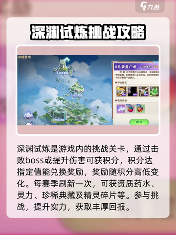 西普大陆手游深渊试炼🔥超详细玩法揭秘！截图2