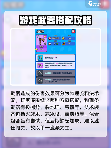 花园特工队武器怎么搭配介绍截图2