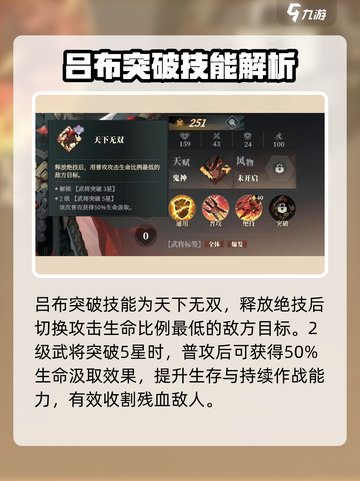 三国志幻想大陆2枭之歌吕布怎么玩介绍截图4