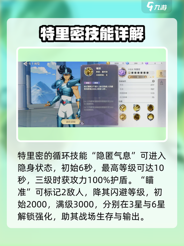 圣斗士星矢重生🔥特里密角色全揭秘！游戏党必看👇截图3