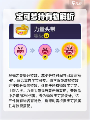宝可梦大集结持有物介绍介绍截图2