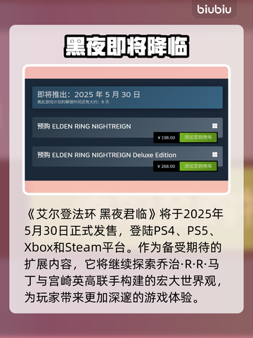 艾尔登法环黑夜君临发布时间⚡游戏迷必看！🔥截图2