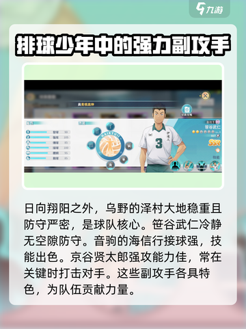 排球少年手游副攻手怎么选介绍截图3