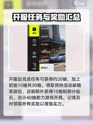 极品飞车集结💥70抽白给？新手必看获取攻略！🔥截图3
