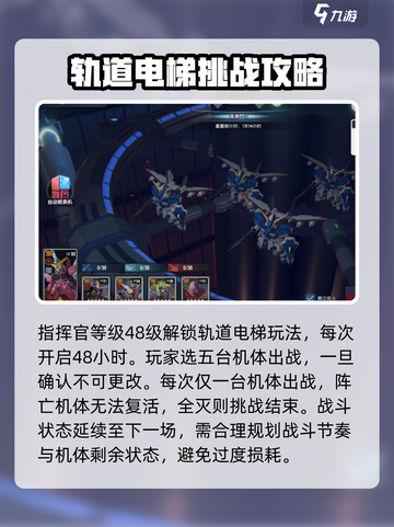 高达钢铁之诗轨道电梯玩法攻略介绍截图2