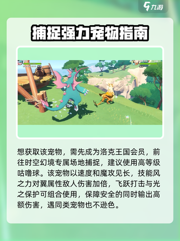 洛克王国💥狮鹫宠物超强详解来啦！🔥截图3