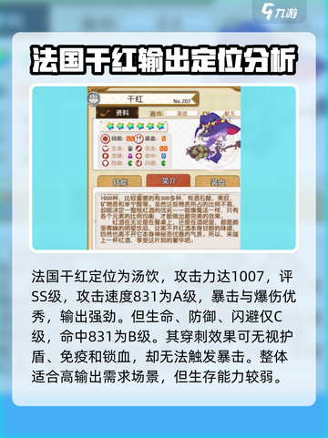 料理次元💥法国干红角色强度分析来了！红酒BUFF超乎想象🍷截图2