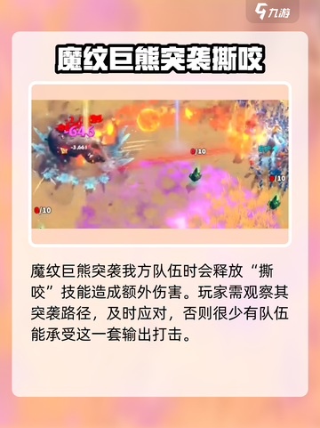 万龙觉醒🔥魔纹巨熊打法超详细攻略来了！截图3