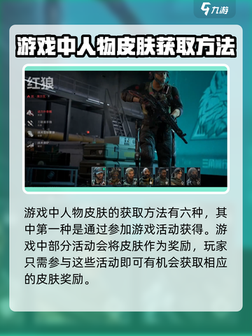 三角洲行动人物皮肤怎么获取介绍截图2