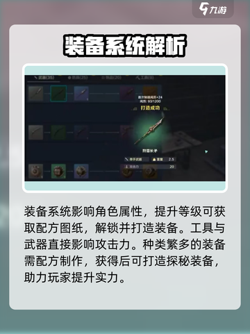 荒野起源🔥探秘装备轻松获取攻略💎截图2