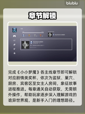 《小小梦魇》全奖杯攻略🔥🎮截图2