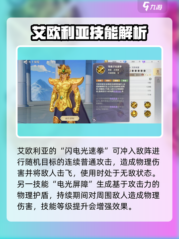 圣斗士星矢重生艾欧利亚强度分析💥🔥游戏必备！截图3