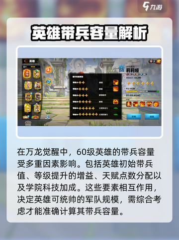 万龙觉醒💥英雄60级带兵量揭秘🎉截图5