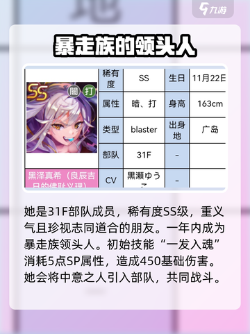 炽焰天穹🔥黑泽真希角色全面解析来了！截图2