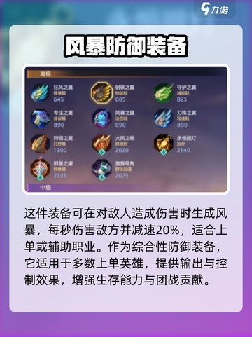 曙光英雄上路装备推荐介绍截图3