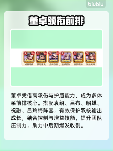 🔥董卓阵容逆天改命！🎮截图4