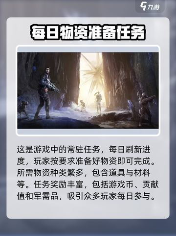 星球重启物资筹备怎么做介绍截图2