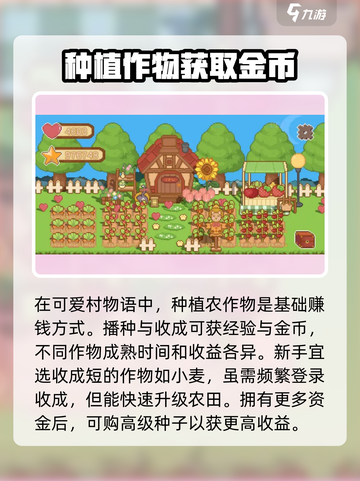 可爱村物语怎么种植介绍截图2