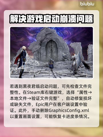 艾尔登法环黑夜君临卡界面？这么做立马解决！🔥🎮截图2