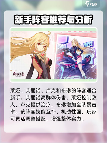 命运圣契莱娅阵容搭配分享介绍截图4
