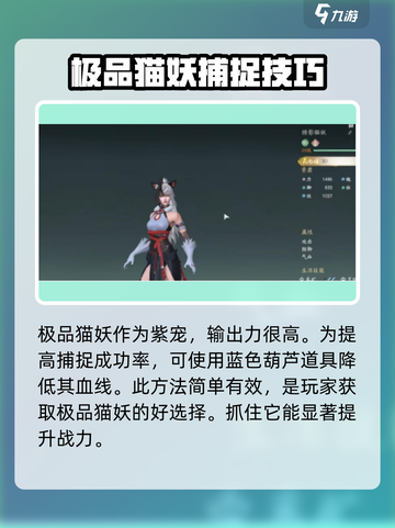 仙剑世界极品猫妖怎么捕捉介绍截图3