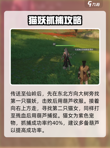 仙剑世界🔥超稀有绣影猫妖抓取秘籍！🐾截图3