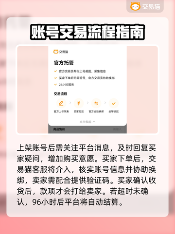 交易猫卖号全流程解析，游戏账号变现超简单！🎮🔥截图5