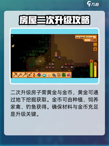 星露谷物语二次升级房子材料有什么介绍截图4