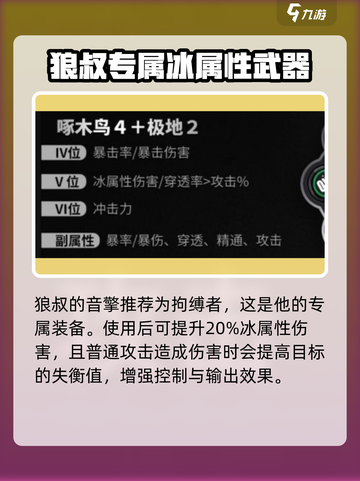 绝区零🔥狼叔培养攻略，快速上手称霸游戏！截图3