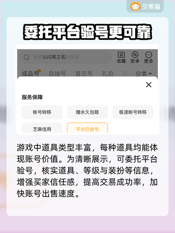 🔥《以闪亮之名》账号出售平台大揭秘！✨截图3