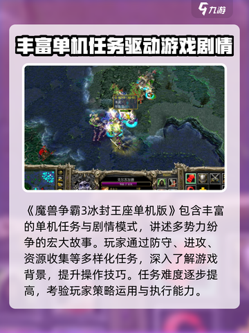 魔兽争霸3冰封王座单机版怎么玩介绍截图3