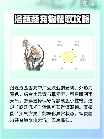 洛克王国🔥洛蔻蔻值得培养吗？手游最强攻略来了！截图2