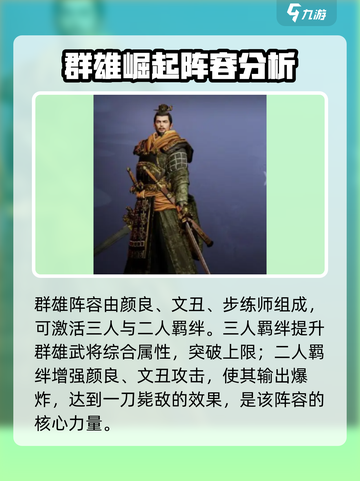 三国诛将录阵容搭配攻略介绍截图5