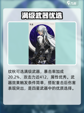 《鸣潮》卡卡罗武器选择🔥必看攻略！🎮💥截图4