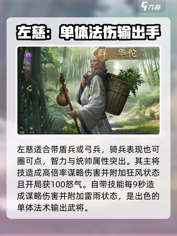 九牧之野群雄武将一览​介绍截图2