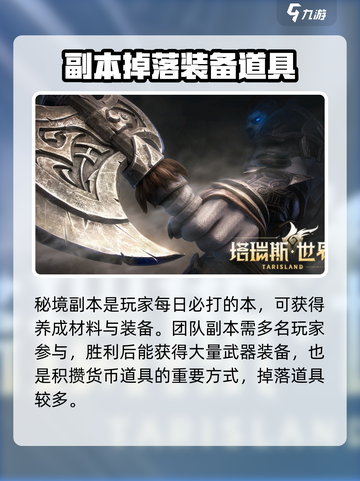 塔瑞斯世界有金团吗介绍截图2