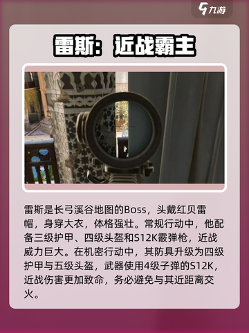 三角洲行动雷斯怎么打介绍截图2