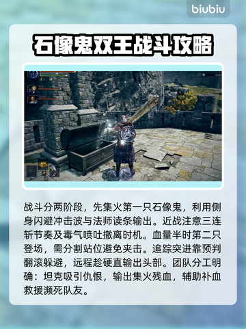 艾尔登法环🔥黑夜君临英雄石像鬼打法揭秘⚡截图3