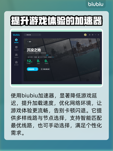 沉没之地🔥卡顿？用这个加速器立马丝滑！截图4