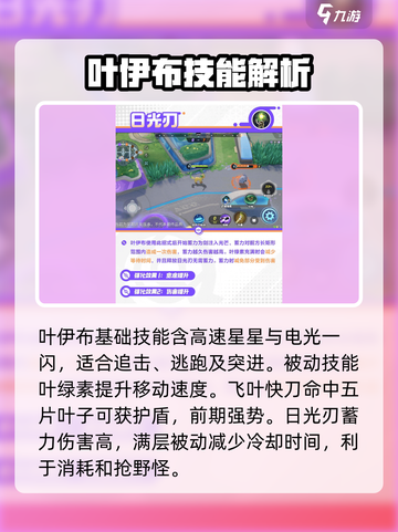 宝可梦大集结叶伊布怎么玩介绍截图3
