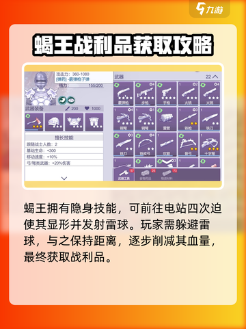 阿瑞斯病毒2🔥蝎王战利品使用方法大曝光！截图2