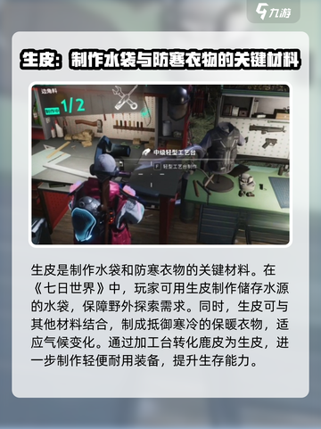 七日世界🔥生皮获取攻略💎新手必看！截图3