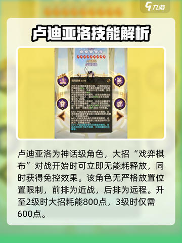 剑与远征卢迪亚洛厉害吗介绍截图2