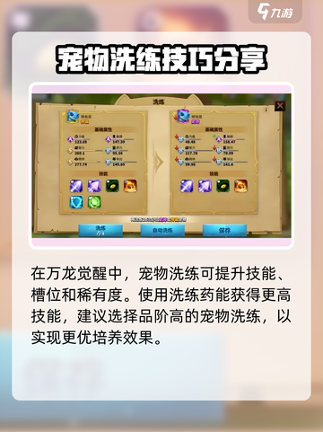 万龙觉醒🔥宠物洗练药获取秘籍🎉截图2