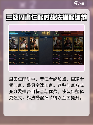 三国谋定天下🔥周肃仁配队战法全攻略🎉截图3