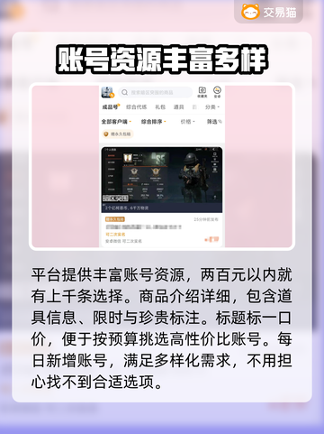 暗区突围账号最低价🔥便宜平台推荐🎉截图4
