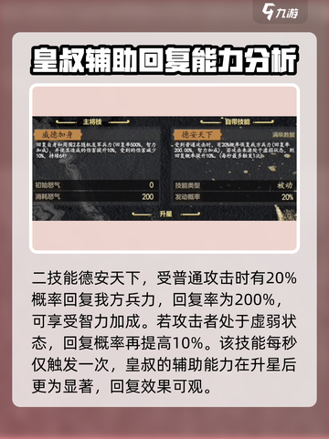 九牧之野蜀国武将推荐介绍截图5