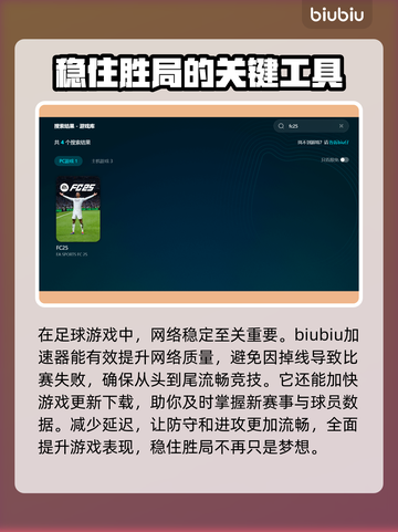 FC25闪退卡顿？❌一招解决流畅玩游戏⚡截图3