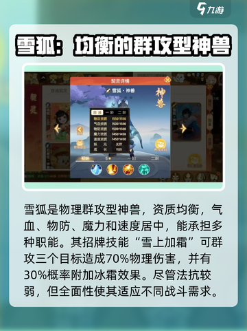 离火之境雪狐怎么样介绍截图2